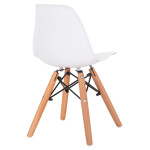 ΚΑΡΕΚΛΑ TWIST KID HM8453.01 ΞΥΛΙΝΑ ΠΟΔΙΑ Κ ΚΑΘΙΣΜΑ PP ΛΕΥΚΟ 30,5Χ33Χ59 ΕΚ