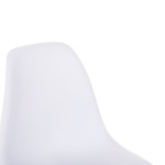 ΚΑΡΕΚΛΑ TWIST KID HM8453.01 ΞΥΛΙΝΑ ΠΟΔΙΑ Κ ΚΑΘΙΣΜΑ PP ΛΕΥΚΟ 30,5Χ33Χ59 ΕΚ