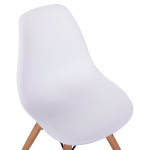 ΚΑΡΕΚΛΑ TWIST KID HM8453.01 ΞΥΛΙΝΑ ΠΟΔΙΑ Κ ΚΑΘΙΣΜΑ PP ΛΕΥΚΟ 30,5Χ33Χ59 ΕΚ