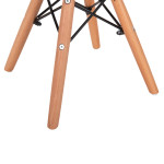 ΚΑΡΕΚΛΑ TWIST KID HM8453.01 ΞΥΛΙΝΑ ΠΟΔΙΑ Κ ΚΑΘΙΣΜΑ PP ΛΕΥΚΟ 30,5Χ33Χ59 ΕΚ
