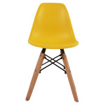 ΚΑΡΕΚΛΑ TWIST KID ΤΜΧ.HM8453.04 ΞΥΛΙΝΑ ΠΟΔΙΑ &ΚΑΘΙΣΜΑ ΚΙΤΡΙΝΟ PP 30,5Χ33Χ59 ΕΚ