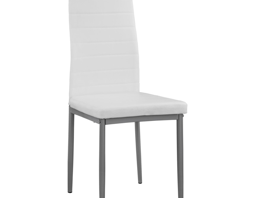 ΚΑΡΕΚΛΑ ΜΕΤΑΛΛΙΚΗ LADY HM0037.11 ΛΕΥΚΟ PU ΜΕΤΑΛΛΙΚΟ ΣΚΕΛΕΤΟ K/D 40x48x95 εκ.