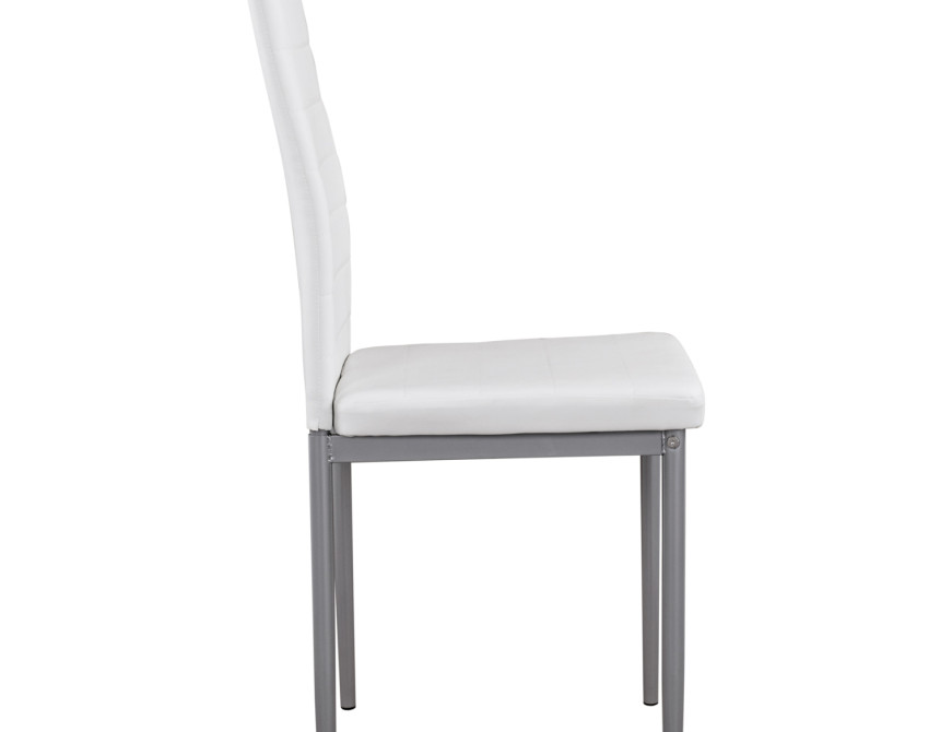 ΚΑΡΕΚΛΑ ΜΕΤΑΛΛΙΚΗ LADY HM0037.11 ΛΕΥΚΟ PU ΜΕΤΑΛΛΙΚΟ ΣΚΕΛΕΤΟ K/D 40x48x95 εκ.