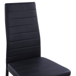 ΚΑΡΕΚΛΑ ΜΕΤΑΛΛΙΚΗ LADY HM0037.12 ΜΑΥΡΟ PU ΜΕΤΑΛΛΙΚΟ ΣΚΕΛΕΤΟ K/D 40x48x95 εκ.