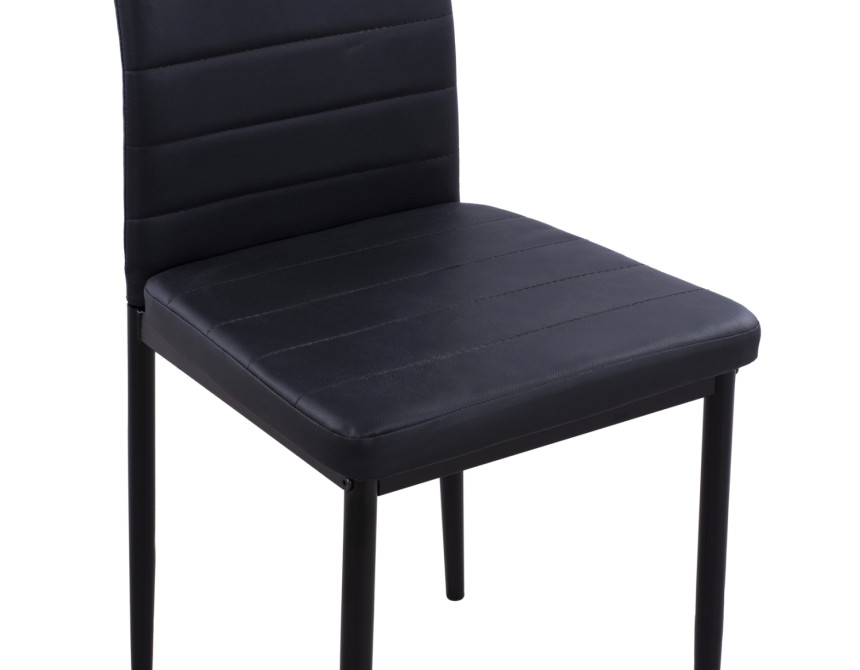 ΚΑΡΕΚΛΑ ΜΕΤΑΛΛΙΚΗ LADY HM0037.12 ΜΑΥΡΟ PU ΜΕΤΑΛΛΙΚΟ ΣΚΕΛΕΤΟ K/D 40x48x95 εκ.