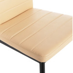 ΚΑΡΕΚΛΑ ΜΕΤΑΛΛΙΚΗ LADY HM0037.25 ΚΑΠΟΥΤΣΙΝΟ PU ΜΕΤΑΛΛΙΚΟ ΣΚΕΛΕΤΟ K/D 42x44x95εκ.