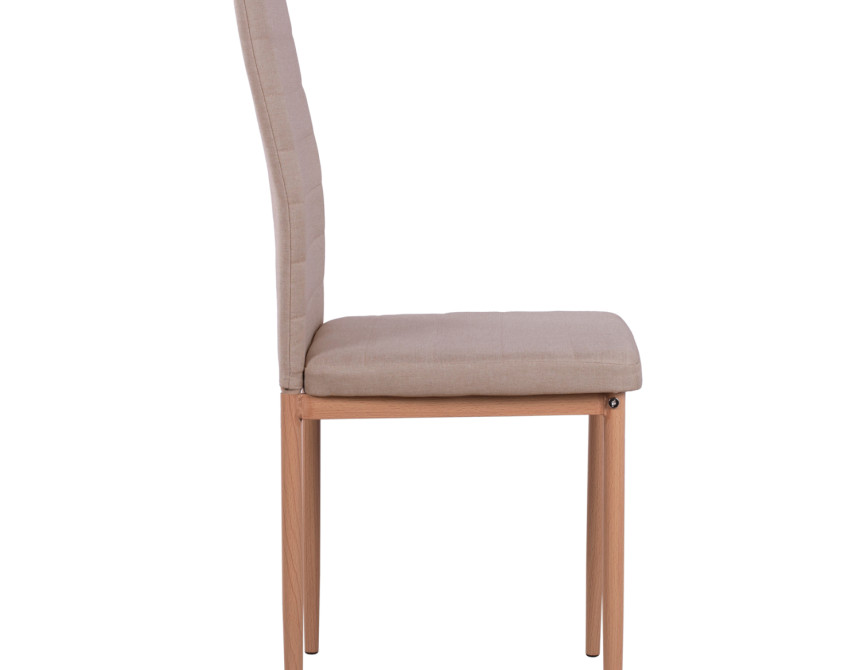 ΚΑΡΕΚΛΑ ΜΕΤΑΛΛΙΚΗ LADY HM0037.14 ΜΠΕΖ ΥΦΑΣΜΑ ΜΕΤΑΛΛΙΚΟ ΣΚΕΛΕΤΟ K/D 40x48x95 εκ.