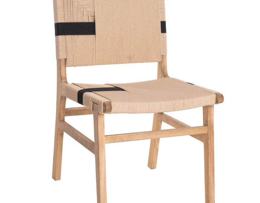 ΚΑΡΕΚΛΑ RUBBERWOOD ΚΑΙ ΣΧΟΙΝΙ ΣΕ ΦΥΣΙΚΟ RUSTIC 50x60x88Yεκ.HM9323.01