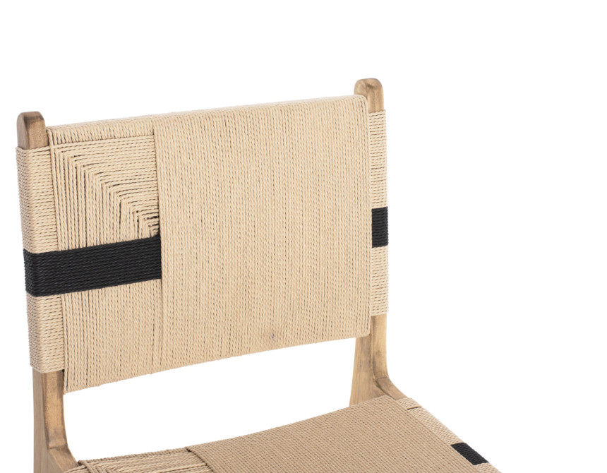 ΚΑΡΕΚΛΑ RUBBERWOOD ΚΑΙ ΣΧΟΙΝΙ ΣΕ ΦΥΣΙΚΟ RUSTIC 50x60x88Yεκ.HM9323.01