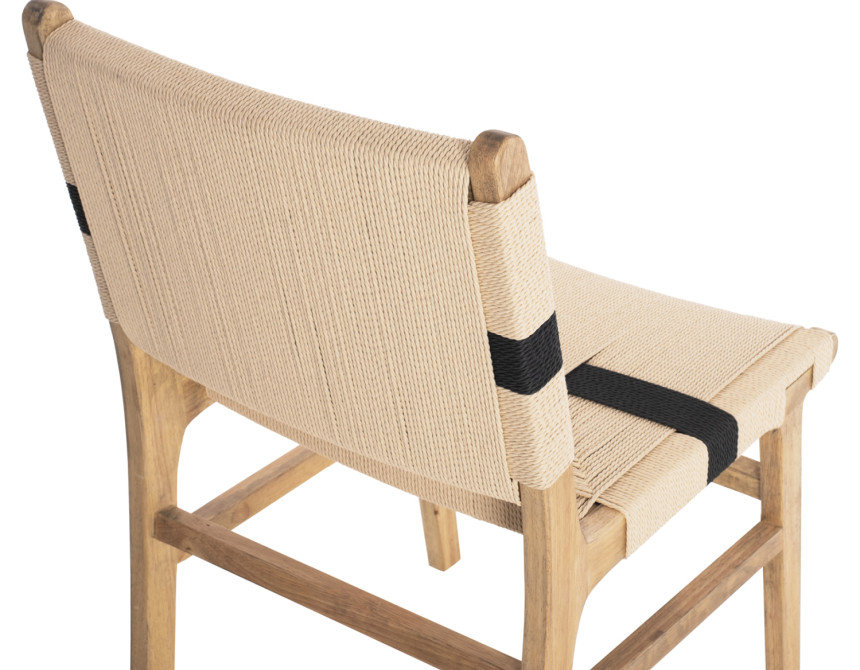 ΚΑΡΕΚΛΑ RUBBERWOOD ΚΑΙ ΣΧΟΙΝΙ ΣΕ ΦΥΣΙΚΟ RUSTIC 50x60x88Yεκ.HM9323.01