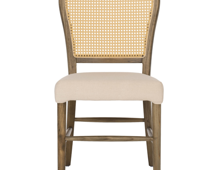 ΚΑΡΕΚΛΑ ΤΟΟΝ ΞΥΛΟ RATTAN ΥΦΑΣΜΑ HM9406.04 47x52x91,5Υεκ.