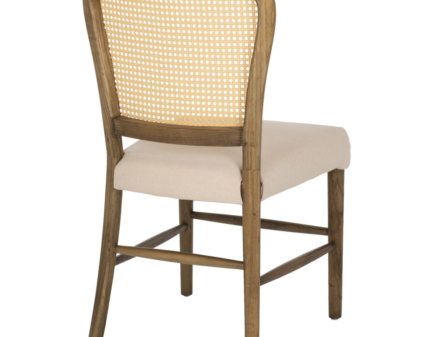 ΚΑΡΕΚΛΑ ΤΟΟΝ ΞΥΛΟ RATTAN ΥΦΑΣΜΑ HM9406.04 47x52x91,5Υεκ.