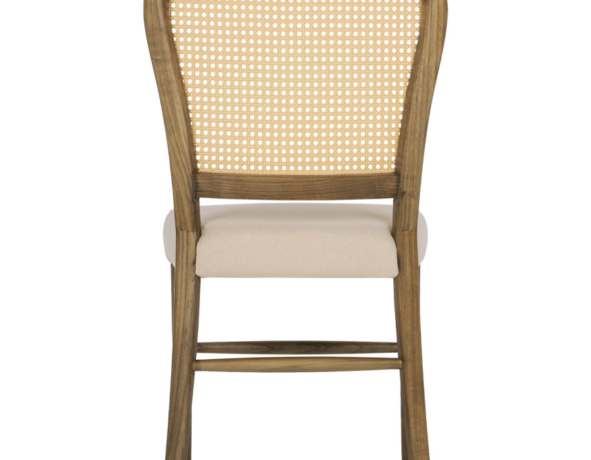 ΚΑΡΕΚΛΑ ΤΟΟΝ ΞΥΛΟ RATTAN ΥΦΑΣΜΑ HM9406.04 47x52x91,5Υεκ.