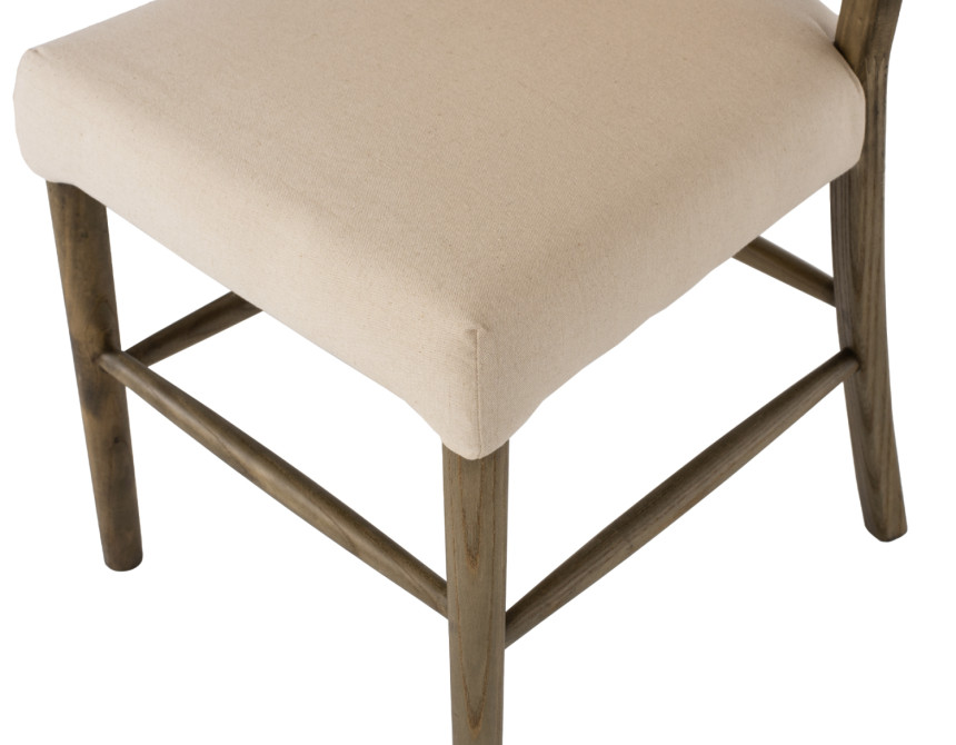 ΚΑΡΕΚΛΑ ΤΟΟΝ ΞΥΛΟ RATTAN ΥΦΑΣΜΑ HM9406.04 47x52x91,5Υεκ.