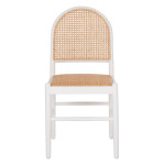 ΚΑΡΕΚΛΑ ΑΠΟ ΟΞΙΑ ΣΕ ΛΕΥΚΟ-RATTAN ΜΠΕΖ HM9407.03 43x50x87Yεκ.