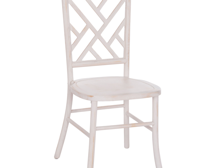 ΚΑΡΕΚΛΑ ΑΠΟ ΤΟΟΝ ΞΥΛΟ WHITE WASH 41x46x95Υεκ.HM9410.05