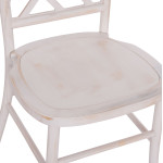 ΚΑΡΕΚΛΑ ΑΠΟ ΤΟΟΝ ΞΥΛΟ WHITE WASH 41x46x95Υεκ.HM9410.05