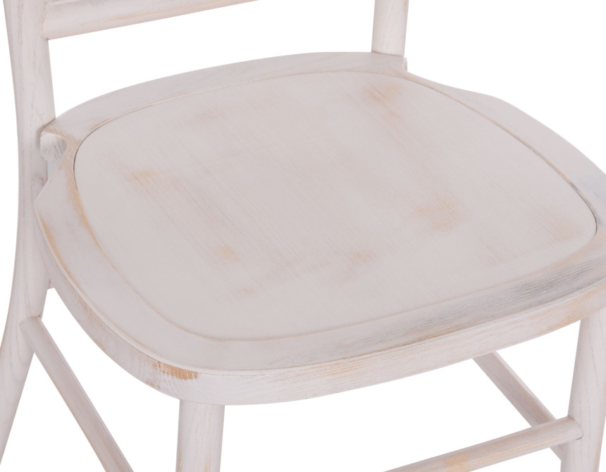 ΚΑΡΕΚΛΑ ΑΠΟ ΤΟΟΝ ΞΥΛΟ WHITE WASH 41x46x95Υεκ.HM9410.05