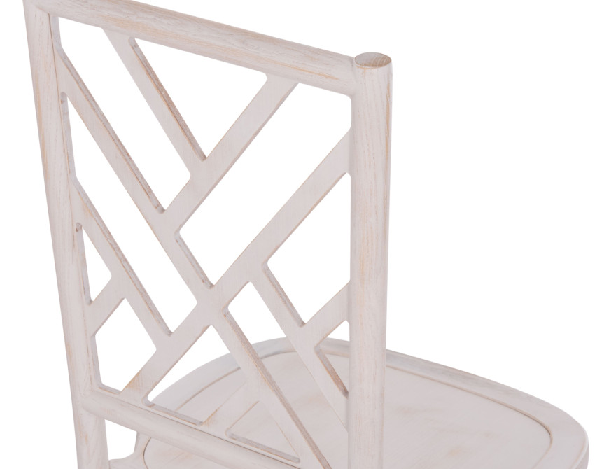 ΚΑΡΕΚΛΑ ΑΠΟ ΤΟΟΝ ΞΥΛΟ WHITE WASH 41x46x95Υεκ.HM9410.05