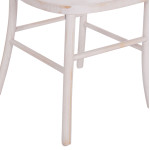 ΚΑΡΕΚΛΑ ΑΠΟ ΤΟΟΝ ΞΥΛΟ WHITE WASH 41x46x95Υεκ.HM9410.05