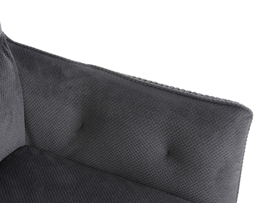 ΠΟΛΥΘΡΟΝΑΚΙ QUILL HM9843.03 ΓΚΡΙ ΥΦΑΣΜΑ-ΞΥΛΟ ΟΞΙΑΣ ΠΟΔΙΑ 61x57,5x91Υεκ.