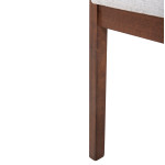 ΚΑΡΕΚΛΑ NERO HM9972 RUBBERWOOD ΣΕ ΚΑΡΥΔΙ-ΓΚΡΙ ΥΦΑΣΜΑ ΚΑΘΙΣΜΑ 56x56x78Yεκ.