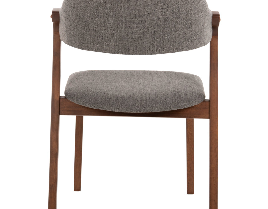 ΚΑΡΕΚΛΑ RIDER HM9734.01 RUBBERWOOD ΣΕ ΚΑΡΥΔΙ-ΥΦΑΣΜΑ ΓΚΡΙ 59x59x83Yεκ.
