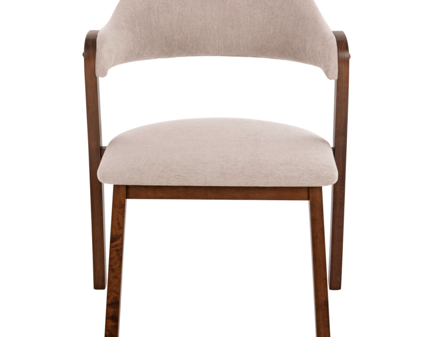 ΚΑΡΕΚΛΑ RIDER HM9734.02 RUBBERWOOD ΣΕ ΚΑΡΥΔΙ-ΥΦΑΣΜΑ ΕΚΡΟΥ 59x59x83Yεκ.
