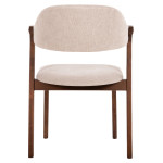 ΚΑΡΕΚΛΑ RIDER HM9734.02 RUBBERWOOD ΣΕ ΚΑΡΥΔΙ-ΥΦΑΣΜΑ ΕΚΡΟΥ 59x59x83Yεκ.