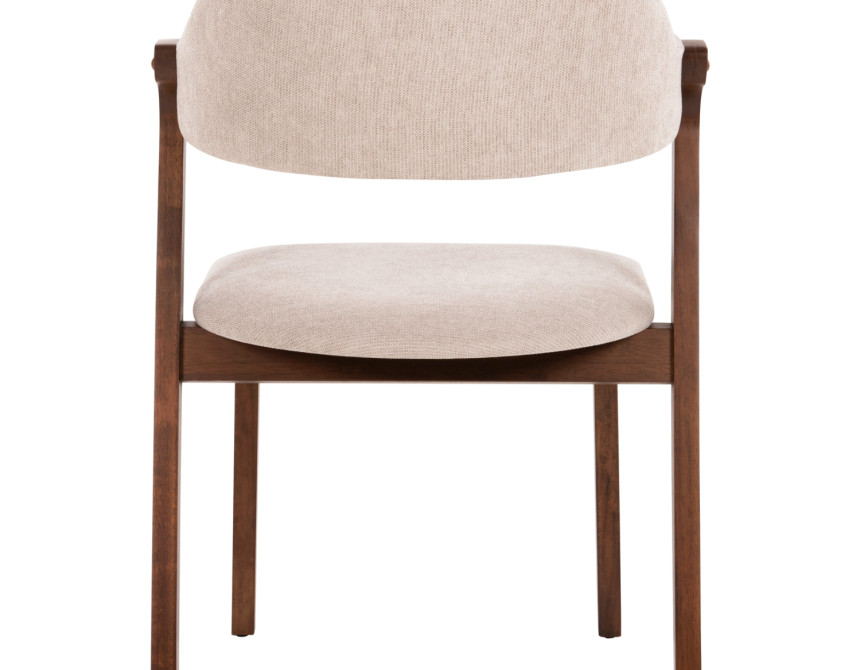 ΚΑΡΕΚΛΑ RIDER HM9734.02 RUBBERWOOD ΣΕ ΚΑΡΥΔΙ-ΥΦΑΣΜΑ ΕΚΡΟΥ 59x59x83Yεκ.