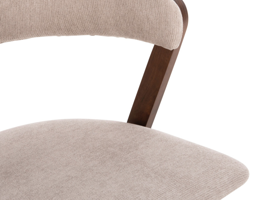 ΚΑΡΕΚΛΑ RIDER HM9734.02 RUBBERWOOD ΣΕ ΚΑΡΥΔΙ-ΥΦΑΣΜΑ ΕΚΡΟΥ 59x59x83Yεκ.