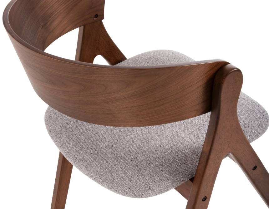 ΚΑΡΕΚΛΑ NEKKER HM9739.02 RUBBERWOOD ΣΕ ΚΑΡΥΔΙ-ΜΠΕΖ ΥΦΑΣΜΑ ΚΑΘΙΣΜΑ 56x55x78Yεκ.