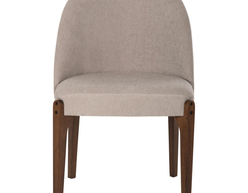 ΚΑΡΕΚΛΑ ΤΡΑΠΕΖΑΡΙΑΣ RAMMER HM9744.02 RUBBERWOOD ΣΕ ΚΑΡΥΔΙ-ΕΚΡΟΥ ΥΦΑΣΜΑ 57x55x86Υεκ.