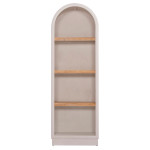 ΡΑΦΙΕΡΑ ΣΕΙΡΑ SANTORINI HM18045 MDF ΥΠΟΛΕΥΚΟ-ΡΑΦΙΑ ΞΥΛΟ ΕΛΑΤΟΥ ΦΥΣΙΚΟ 60x38,5x179Υεκ.