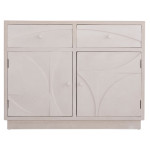 ΜΠΟΥΦΕΣ ΣΕΙΡΑ SANTORINI HM18046 MDF ΣΕ ΥΠΟΛΕΥΚΟ ΧΡΩΜΑ-2 ΣΥΡΤΑΡΙΑ & 2 ΠΟΡΤΕΣ 107x38x82,5Υεκ.