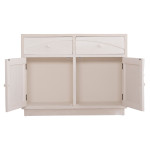 ΜΠΟΥΦΕΣ ΣΕΙΡΑ SANTORINI HM18046 MDF ΣΕ ΥΠΟΛΕΥΚΟ ΧΡΩΜΑ-2 ΣΥΡΤΑΡΙΑ & 2 ΠΟΡΤΕΣ 107x38x82,5Υεκ.