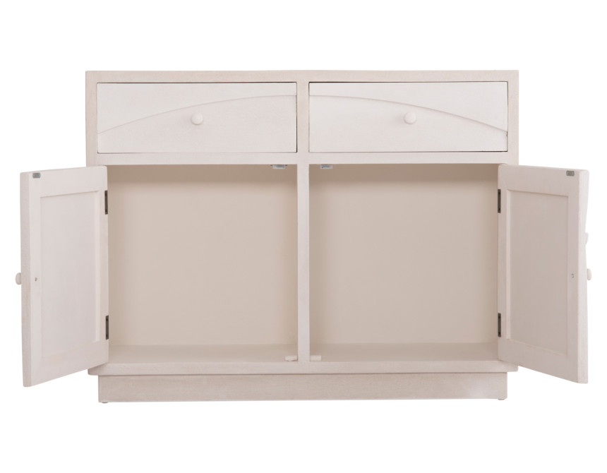 ΜΠΟΥΦΕΣ ΣΕΙΡΑ SANTORINI HM18046 MDF ΣΕ ΥΠΟΛΕΥΚΟ ΧΡΩΜΑ-2 ΣΥΡΤΑΡΙΑ & 2 ΠΟΡΤΕΣ 107x38x82,5Υεκ.