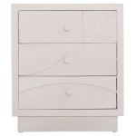 ΚΟΜΟΔΙΝΟ ΣΕΙΡΑ SANTORINI HM18047 MDF ΣΕ ΥΠΟΛΕΥΚΟ ΧΡΩΜΑ-3 ΣΥΡΤΑΡIA 48x38x55,5Υεκ.