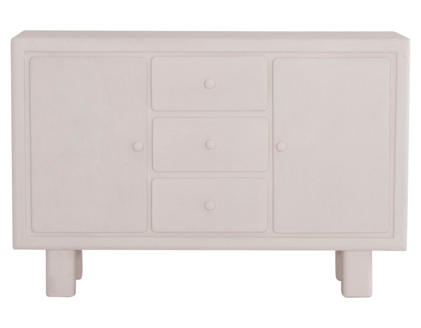 ΜΠΟΥΦΕΣ ΣΕΙΡΑ SANTORINI HM18048 MDF ΣΕ ΥΠΟΛΕΥΚΟ ΧΡΩΜΑ-3 ΣΥΡΤΑΡΙΑ & 2 ΠΟΡΤΕΣ 120x38x80Υεκ.