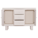 ΜΠΟΥΦΕΣ ΣΕΙΡΑ SANTORINI HM18048 MDF ΣΕ ΥΠΟΛΕΥΚΟ ΧΡΩΜΑ-3 ΣΥΡΤΑΡΙΑ & 2 ΠΟΡΤΕΣ 120x38x80Υεκ.