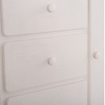 ΜΠΟΥΦΕΣ ΣΕΙΡΑ SANTORINI HM18048 MDF ΣΕ ΥΠΟΛΕΥΚΟ ΧΡΩΜΑ-3 ΣΥΡΤΑΡΙΑ & 2 ΠΟΡΤΕΣ 120x38x80Υεκ.