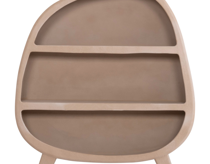 ΡΑΦΙΕΡΑ ΣΕΙΡΑ SANTORINI HM18060.02 MDF ΣΕ ΚΑΦΕ ΧΡΩΜΑ 120x38x133Υεκ.