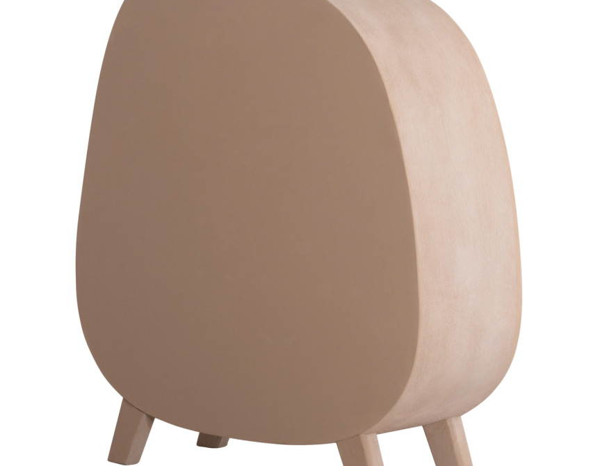 ΡΑΦΙΕΡΑ ΣΕΙΡΑ SANTORINI HM18060.02 MDF ΣΕ ΚΑΦΕ ΧΡΩΜΑ 120x38x133Υεκ.