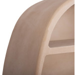 ΡΑΦΙΕΡΑ ΣΕΙΡΑ SANTORINI HM18060.02 MDF ΣΕ ΚΑΦΕ ΧΡΩΜΑ 120x38x133Υεκ.