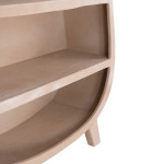 ΡΑΦΙΕΡΑ ΣΕΙΡΑ SANTORINI HM18060.02 MDF ΣΕ ΚΑΦΕ ΧΡΩΜΑ 120x38x133Υεκ.