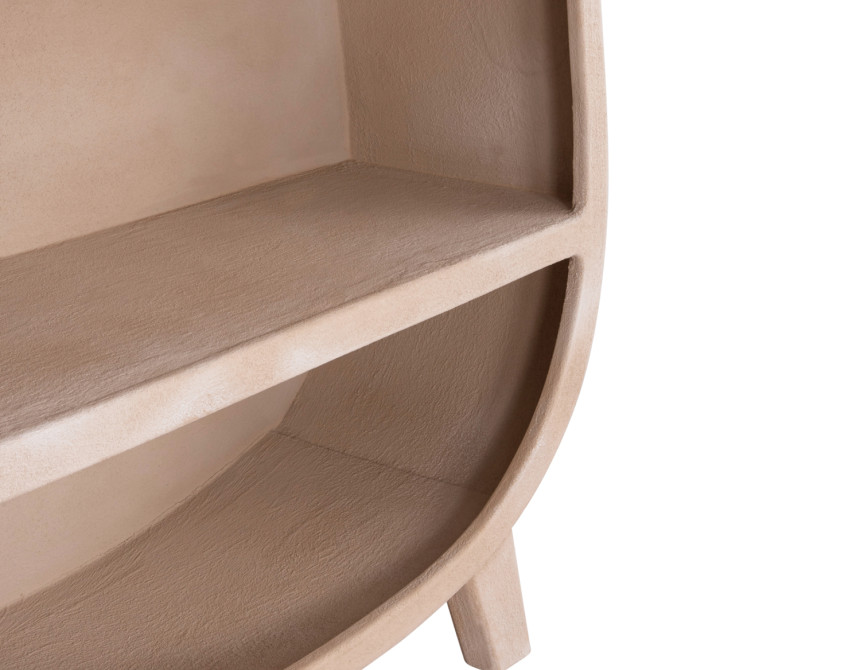 ΡΑΦΙΕΡΑ ΣΕΙΡΑ SANTORINI HM18060.02 MDF ΣΕ ΚΑΦΕ ΧΡΩΜΑ 120x38x133Υεκ.
