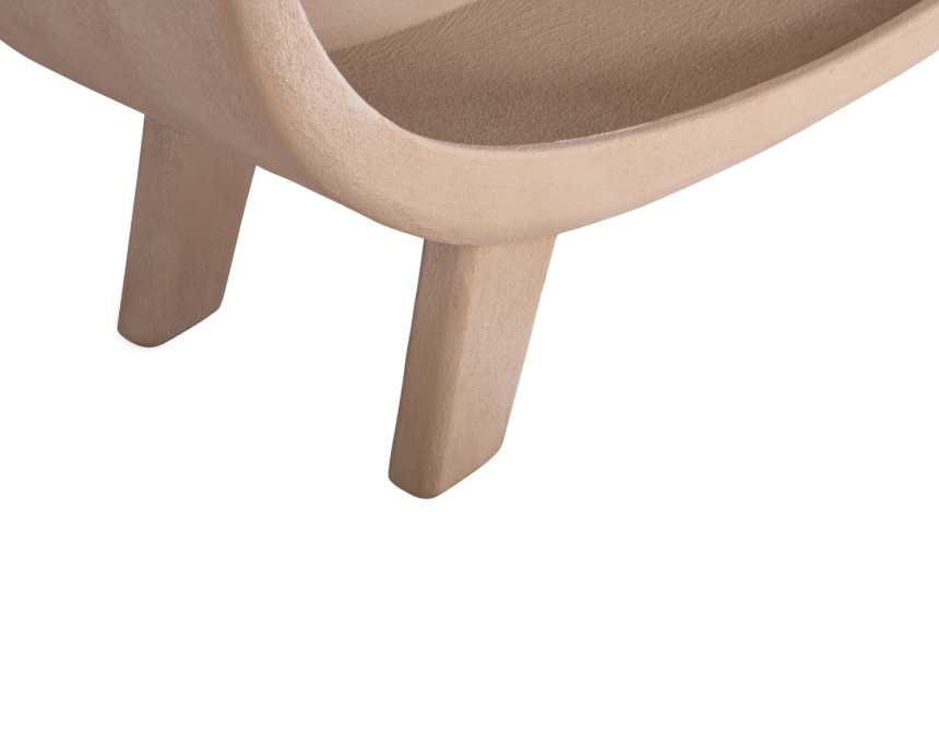 ΡΑΦΙΕΡΑ ΣΕΙΡΑ SANTORINI HM18060.02 MDF ΣΕ ΚΑΦΕ ΧΡΩΜΑ 120x38x133Υεκ.
