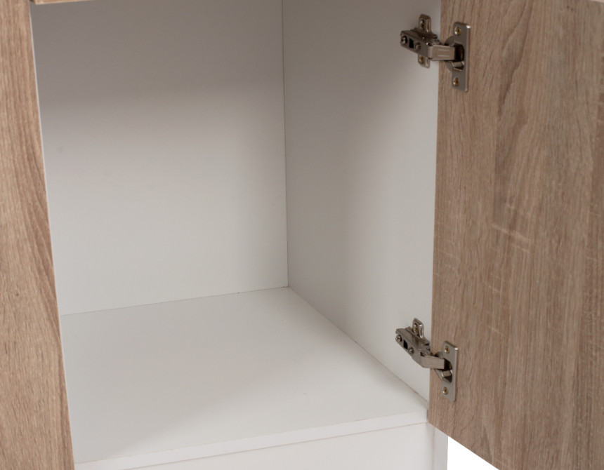 ΕΠΙΠΛΟ ΕΙΣΟΔΟΥ ΜΕ ΚΑΘΡΕΠΤΗ JANICE HM2264 SONAMA ΛΕΥΚΟ 70x37x181 εκ.