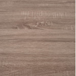 ΤΡΑΠΕΖΙ ΤΡΑΠΕΖΑΡΙΑΣ PANYA HM8332, 110X70Χ76 SONOMA, ΜΑΥΡΑ ΠΟΔΙΑ