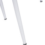 ΤΡΑΠΕΖΙ ΤΡΑΠΕΖΑΡΙΑΣ PALOMA HM8335.02, 70Χ70X76,5, SONOMA, ΛΕΥΚΑ ΠΟΔΙΑ